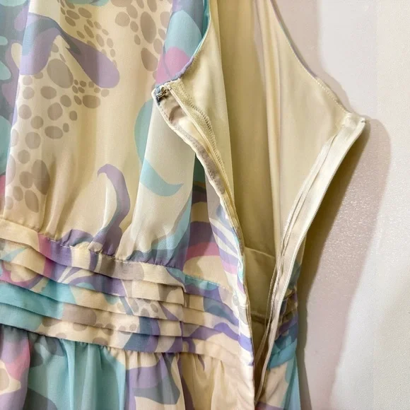 ModCloth Windy City Dress 4X – Pastel Sleeveless Midi Romantic - Picture 11 of 16